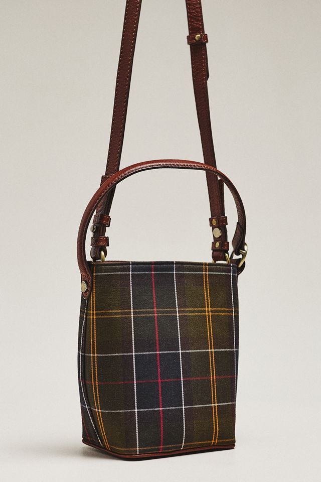 Barbour Cedar Mini Tartan Bucket Bag  #1