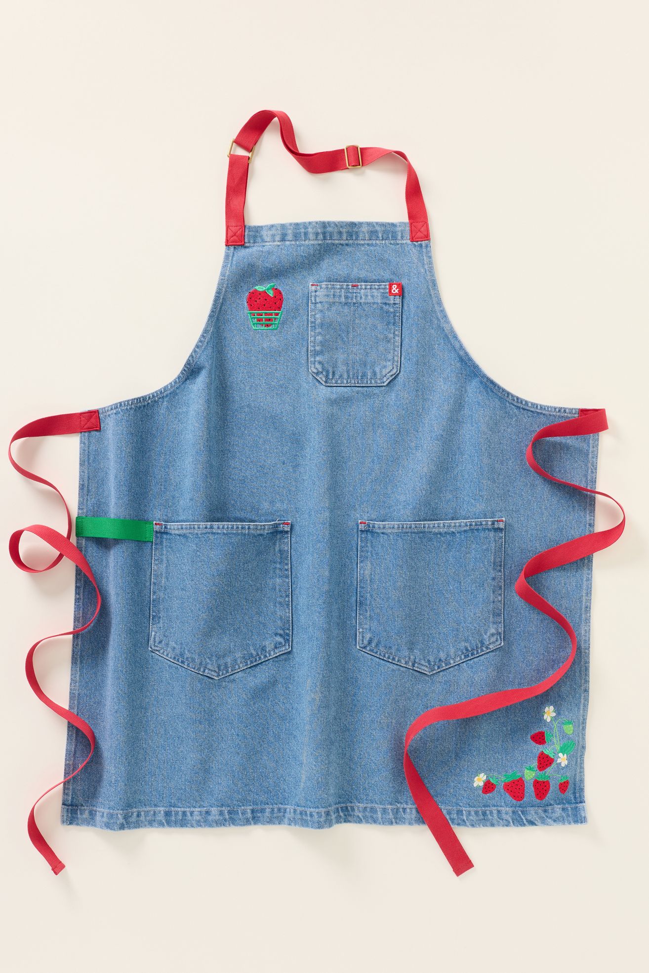 Hedley & Bennett Foodie Apron - Strawberry, One Size