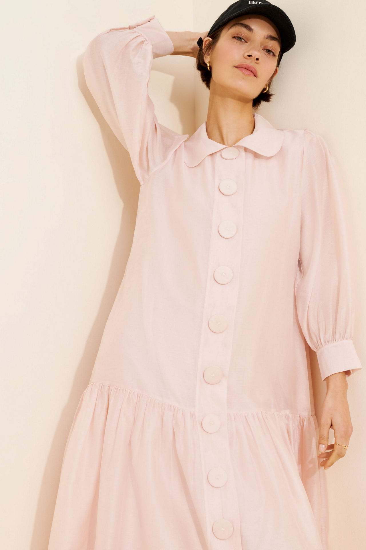 SWGT Collared Button Front Dress