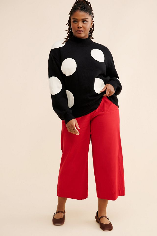 Eloquii Polka Dot Sweater #3