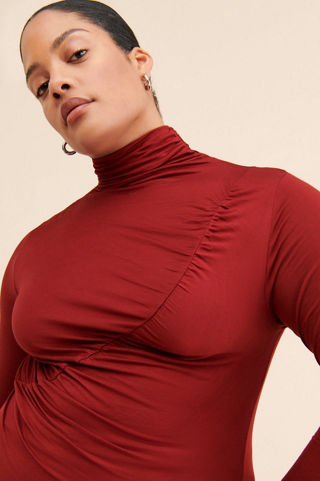 Eloquii Tissue Ruched Detail Top #1
