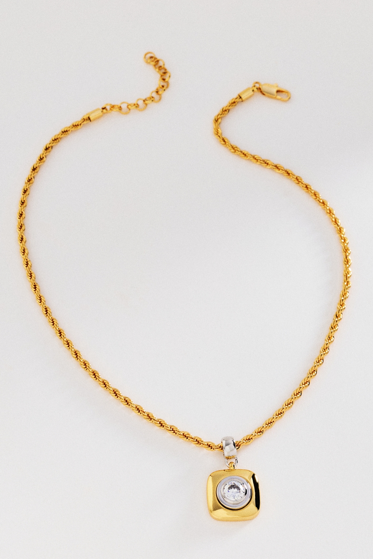 Luv Aj Luna Bezel Pendant Necklace