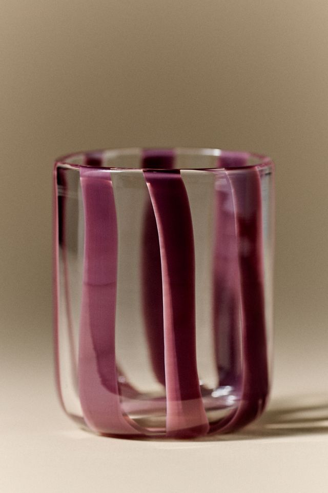 Ribbon Stripe Icon Juice Glass #1