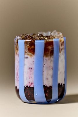 Ribbon Stripe Icon Juice Glass