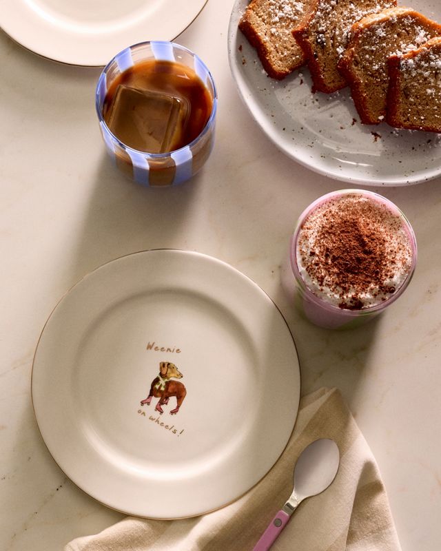 Verre à jus à rayures ruban By Anthropologie #5