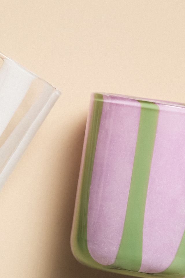 Ribbon Stripe Icon Juice Glass #4