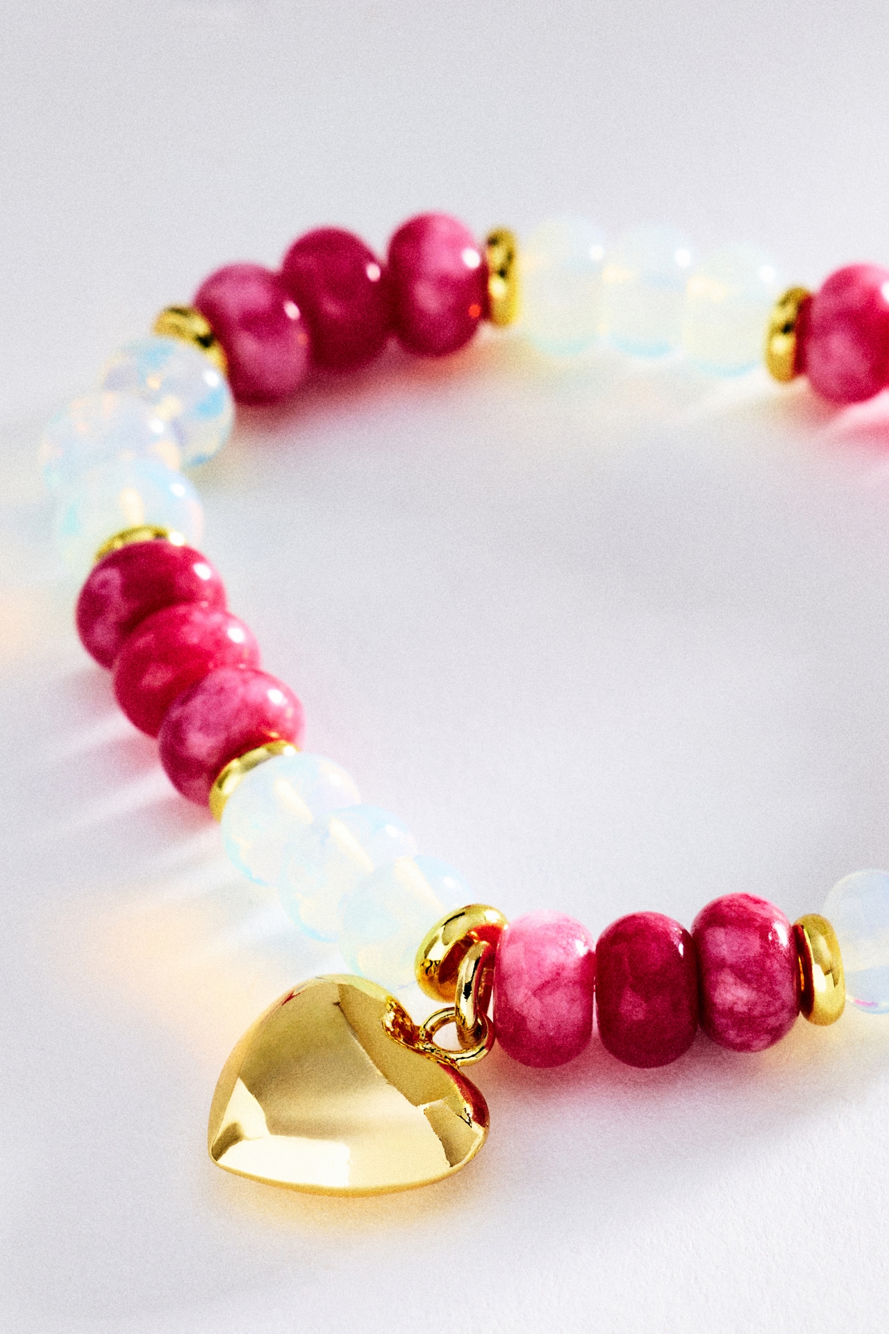 Holst + Lee Gem Heart Bracelet