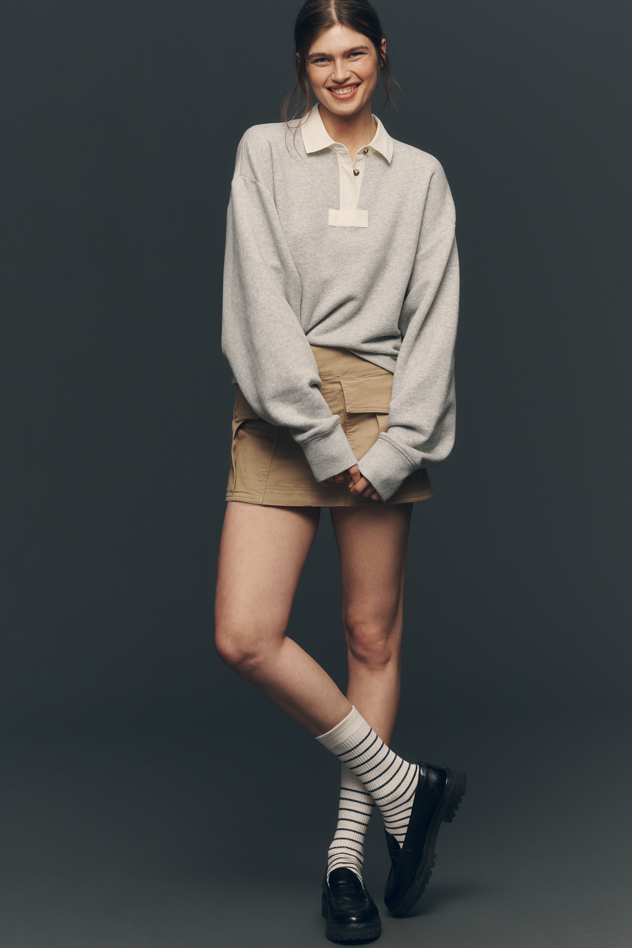 American Trench Striped Crew Socks