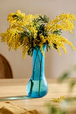 Flute Neck Recycled Glass Vase