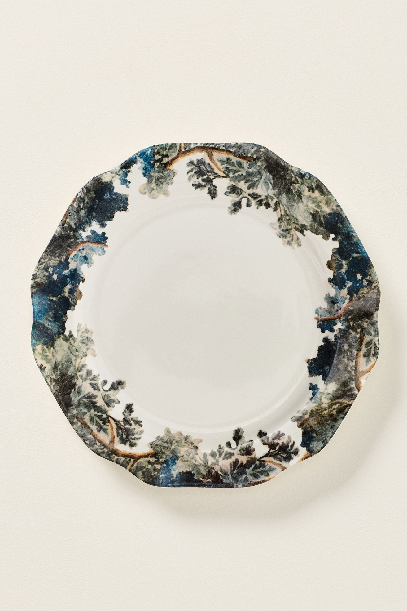 Judarn Stoneware Dinner Plate, Set of 4 - Blue Pattern, Set Of 4