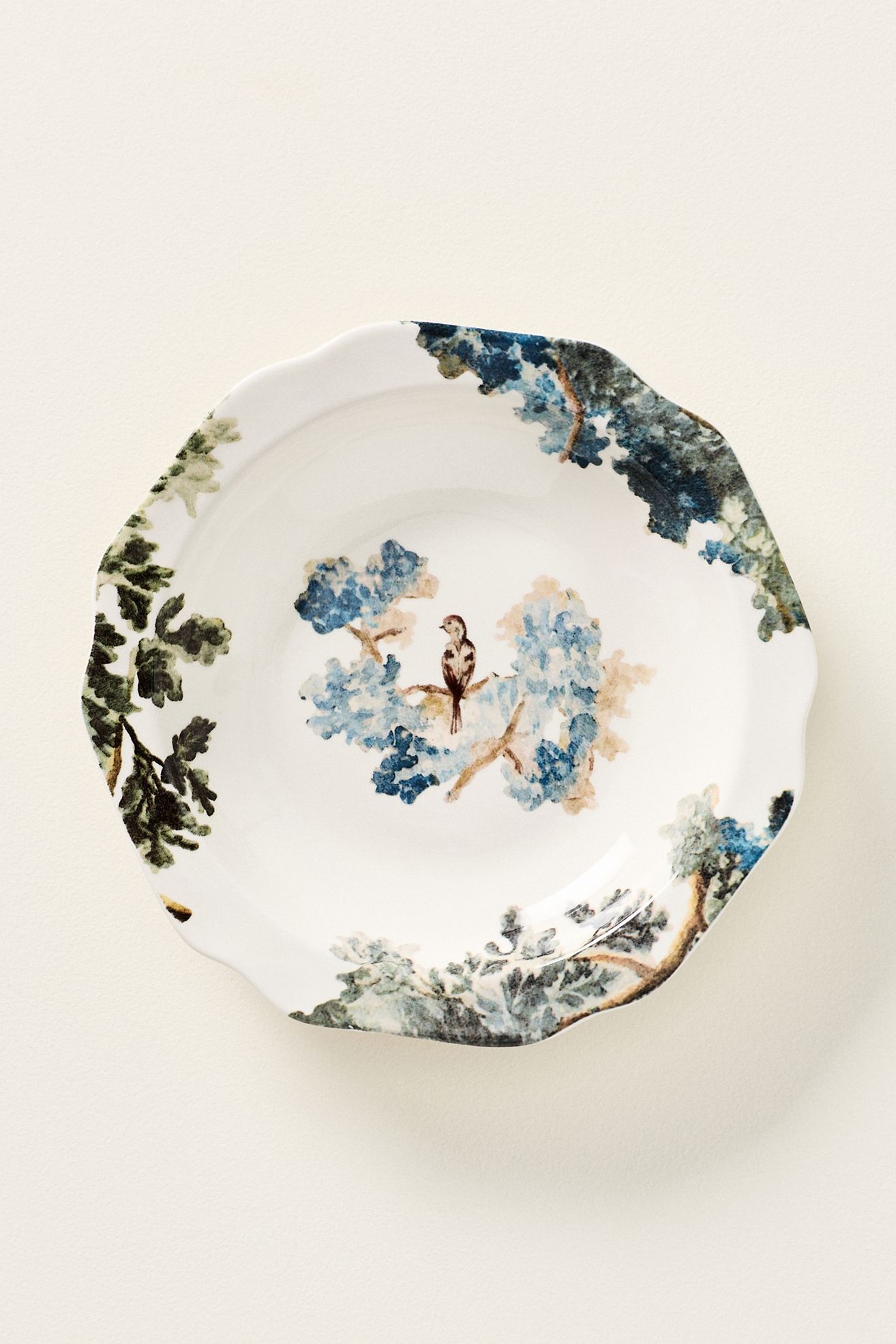 Judarn Stoneware Pasta Bowl, Set of 4 - Blue Pattern, Set Of 4