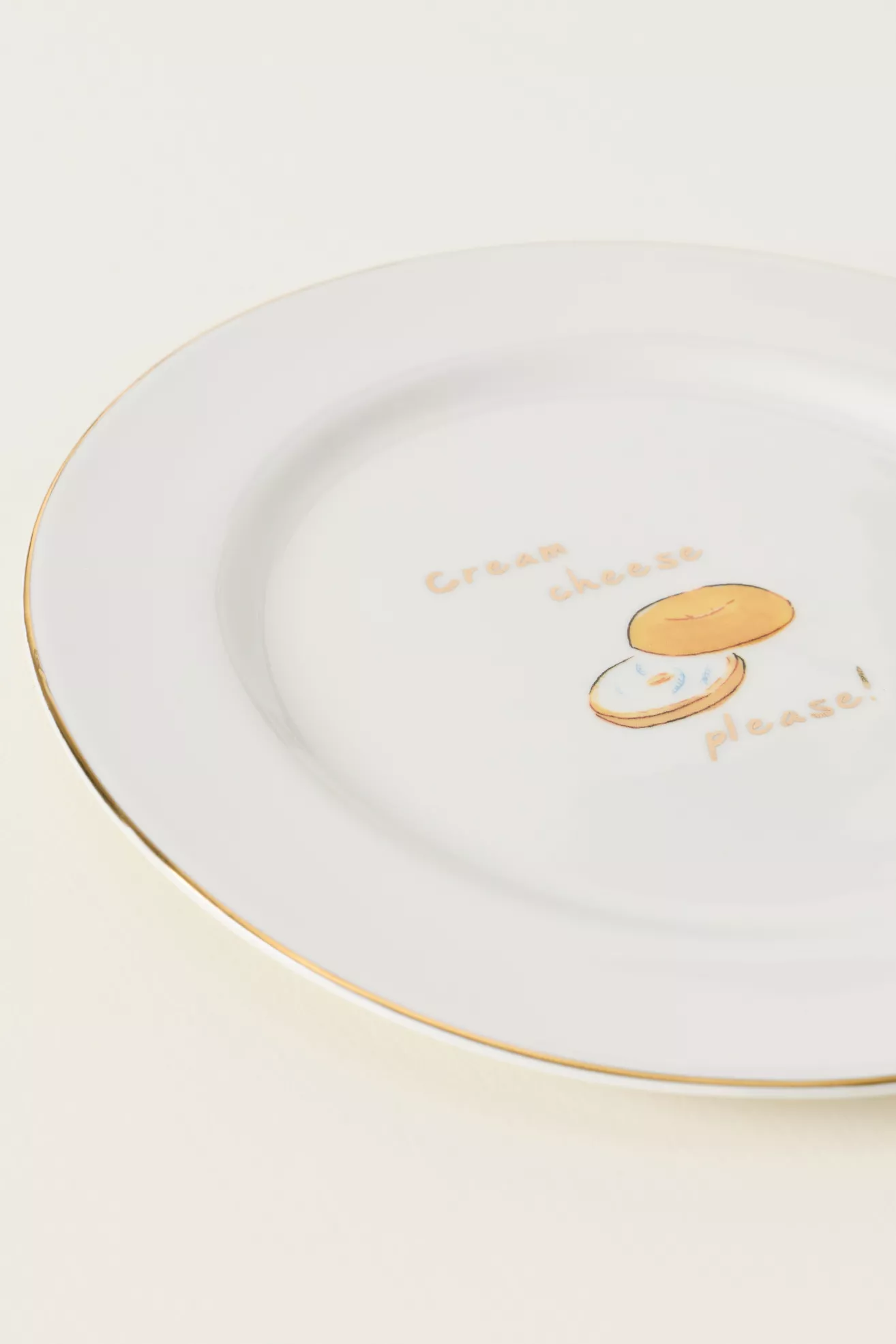 Ashe 24k Gold Accent Stoneware Dessert Plate - thumbnail 8