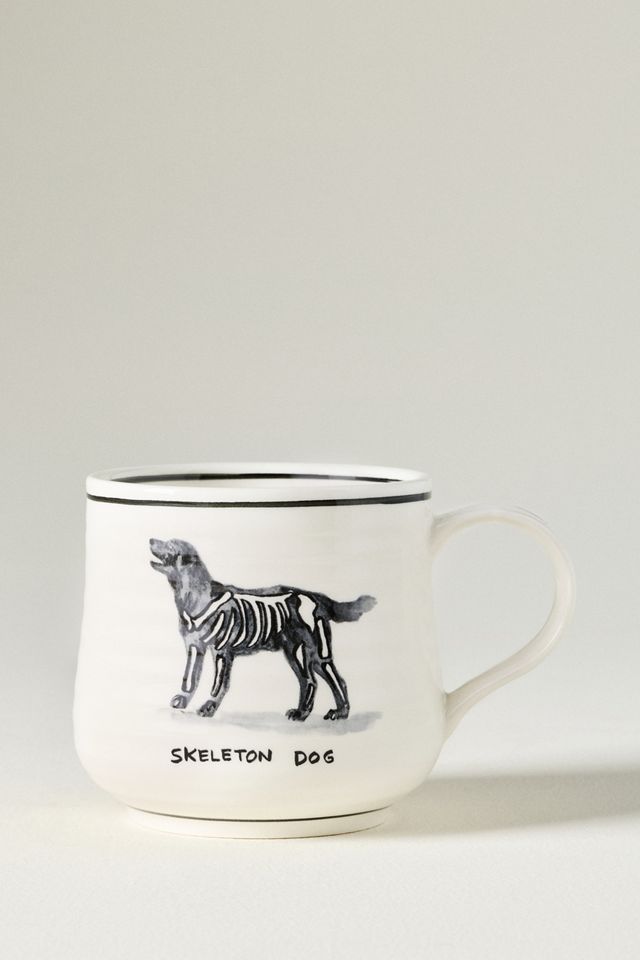 Molly Hatch Stoneware Halloween Dog Mug #1