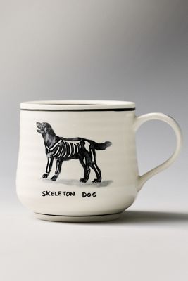Molly Hatch Stoneware Halloween Dog Mug