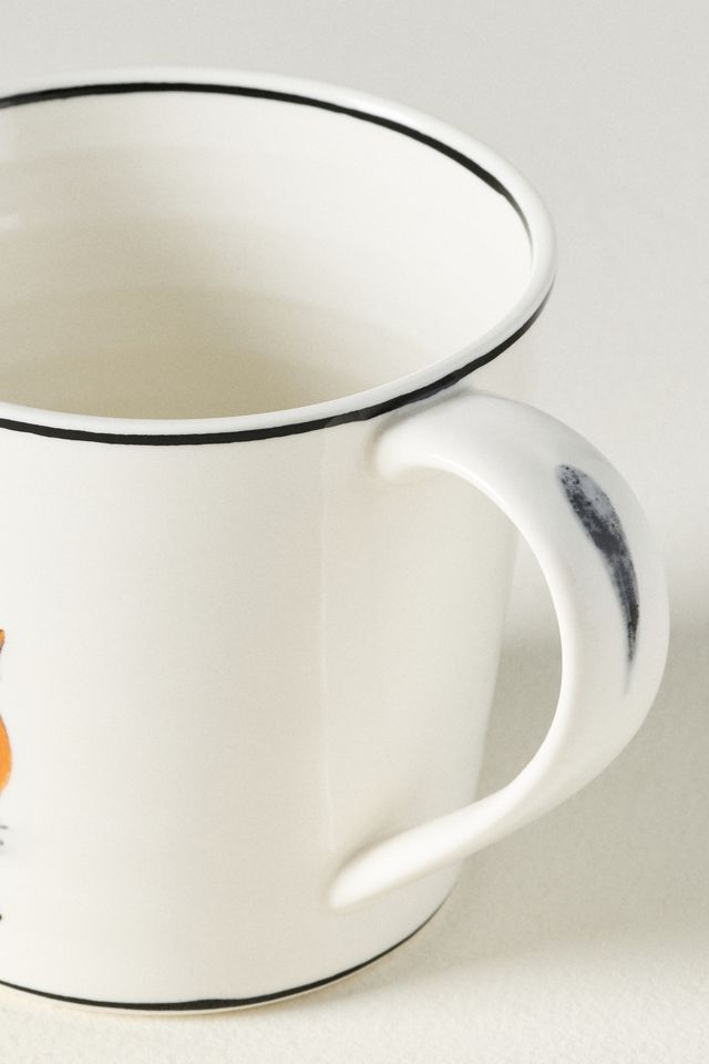 Molly Hatch Stoneware Halloween Dog Mug #2