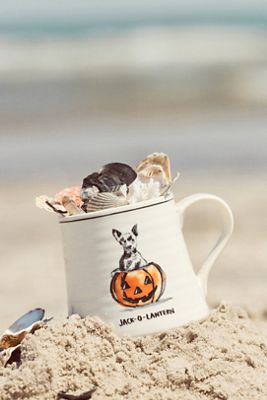 Molly Hatch Stoneware Halloween Dog Mug