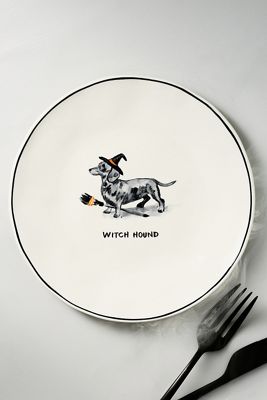 Plato de Postre para Perro de Halloween Molly Hatch