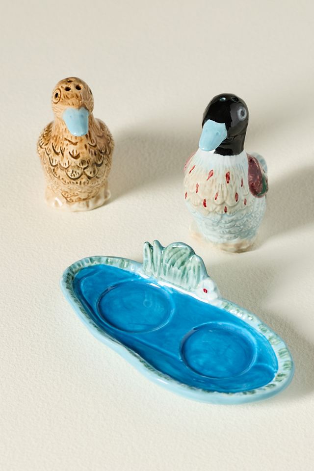 Alana Stoneware Duck Salt & Pepper Shakers #2