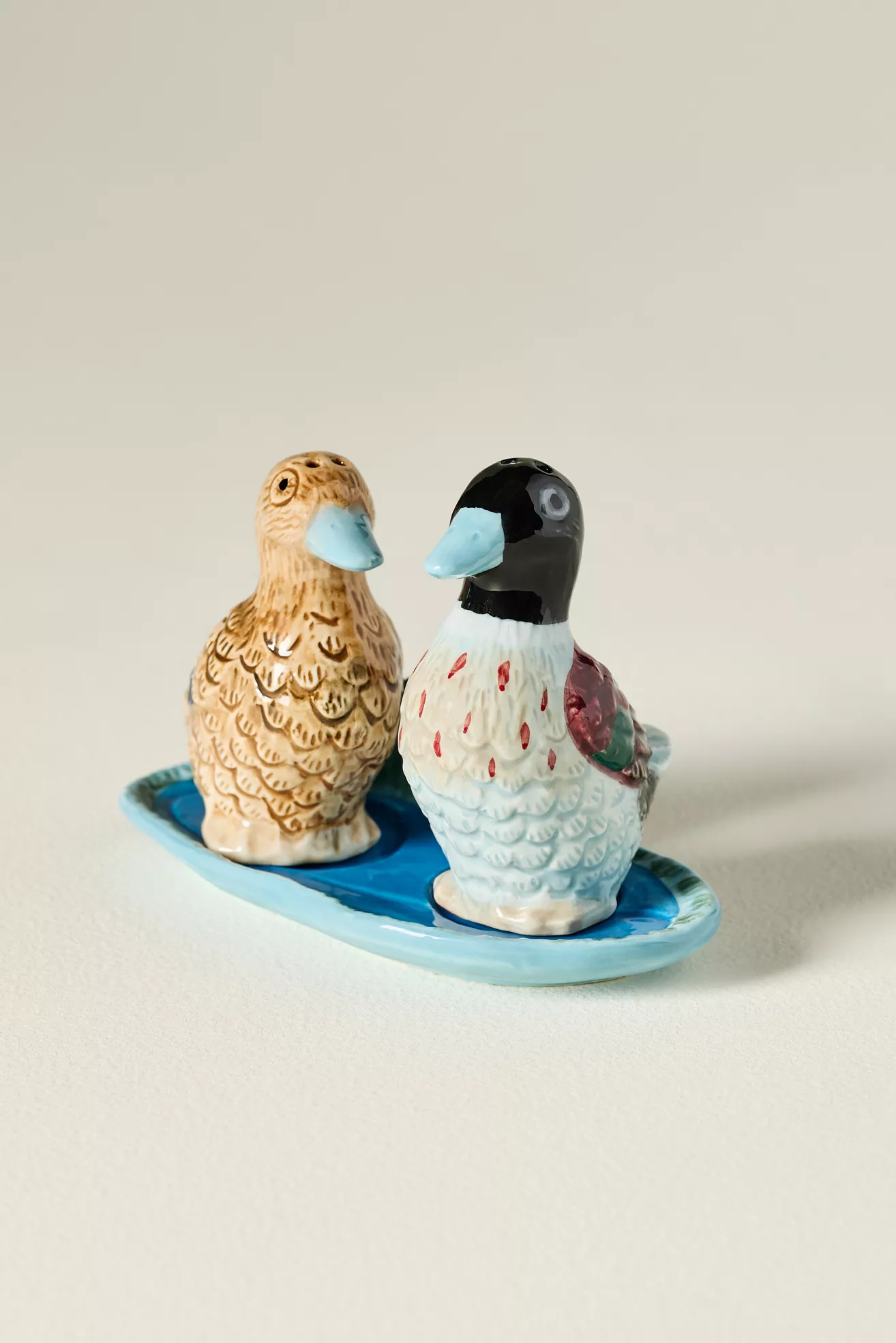 Alana Stoneware Duck Salt & Pepper Shakers