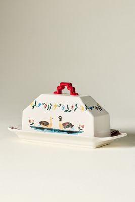 Alana Stoneware Butter Dish