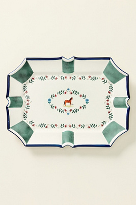 Anthropologie Alana Stoneware Horse Platter