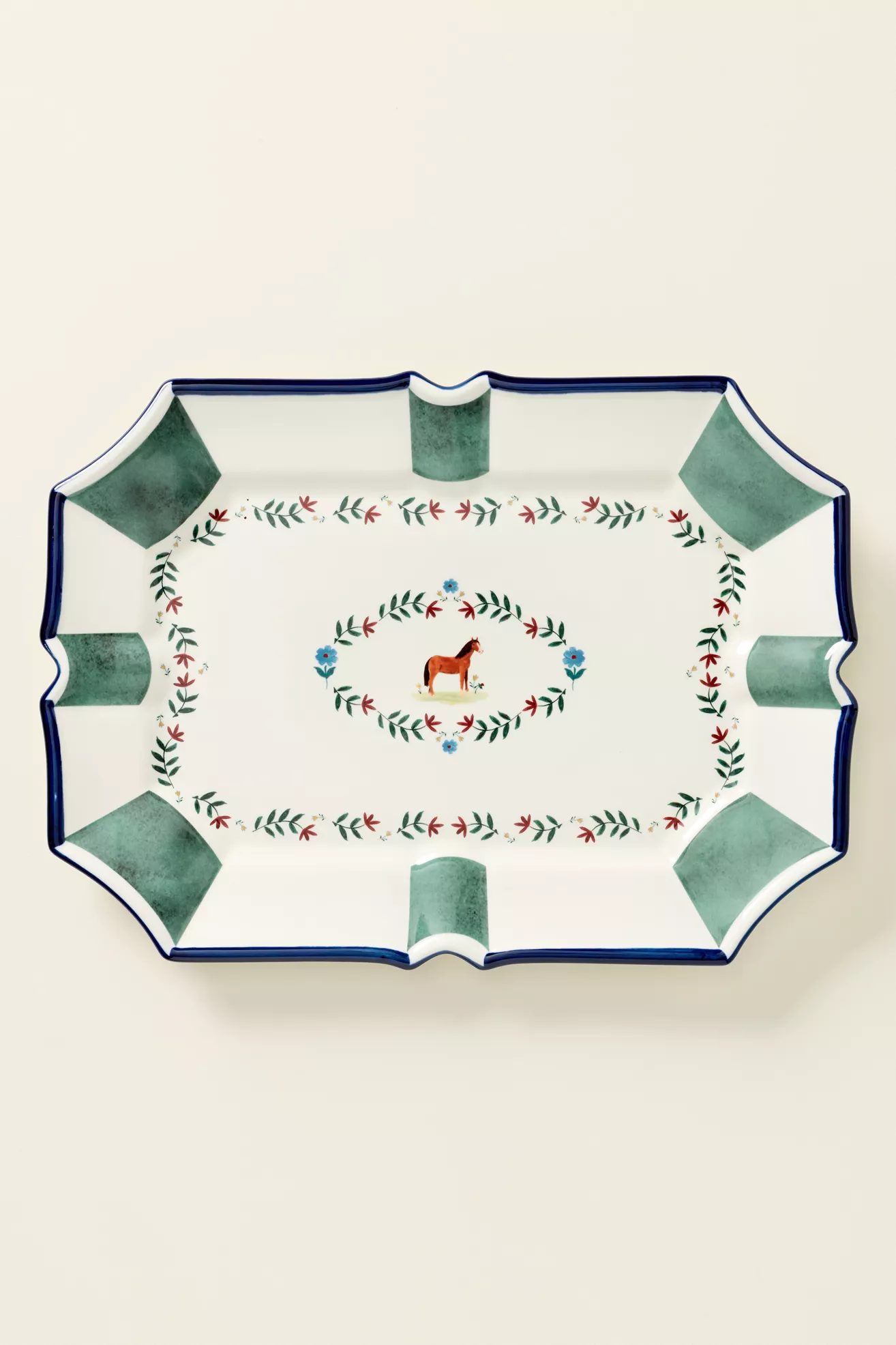 Alana Stoneware Horse Platter - thumbnail 2