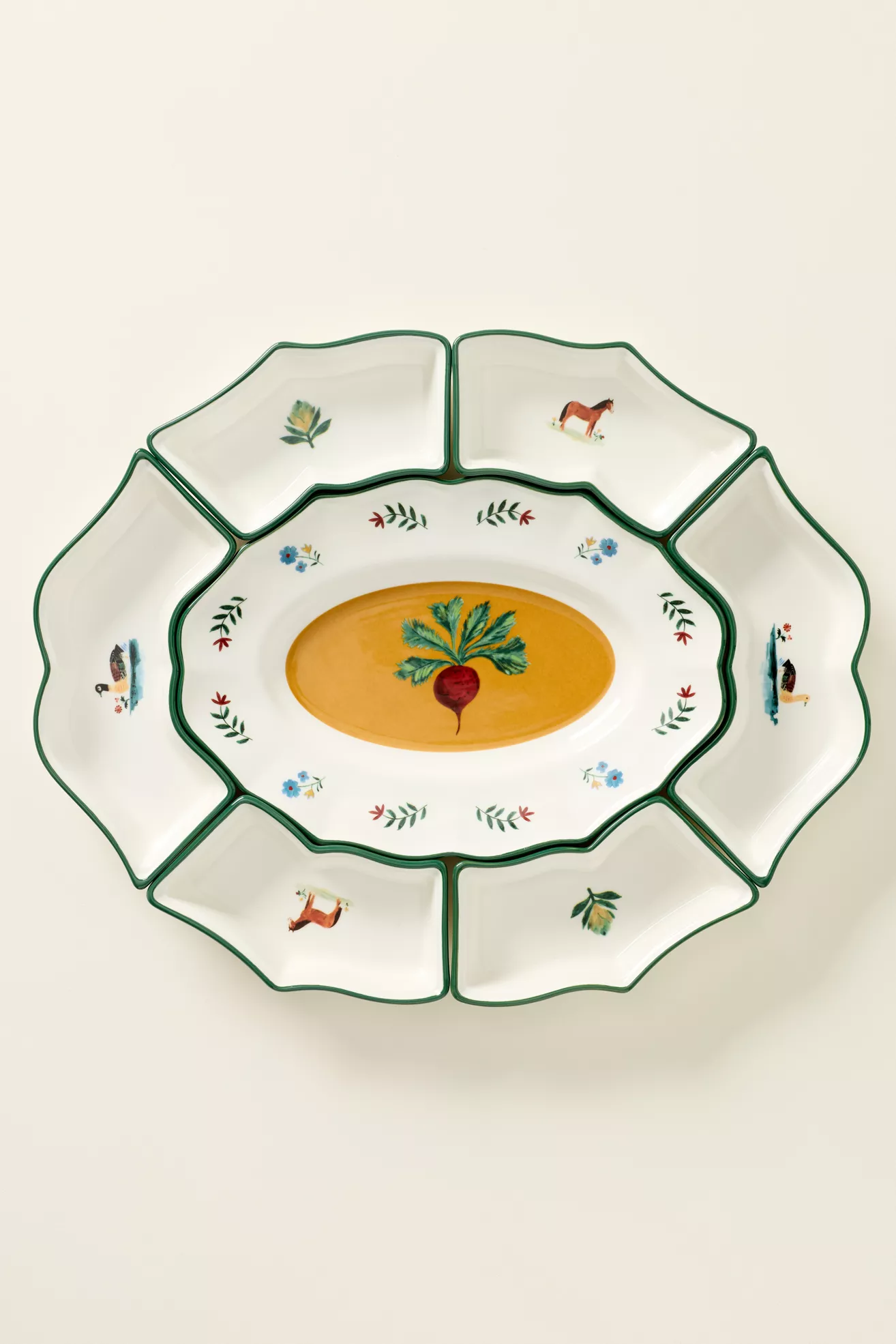 Alana Modular Stoneware Platter - thumbnail 2
