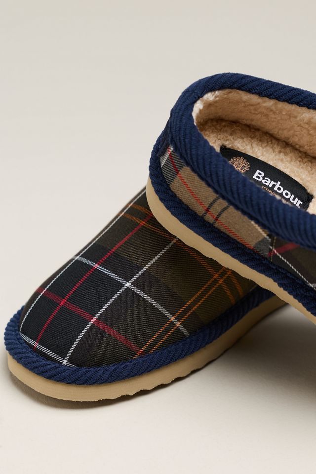 Barbour Corbridge Plaid Mules #2