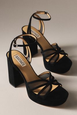 Badgley Mischka Yohana Platform Ankle-Strap Sandals
