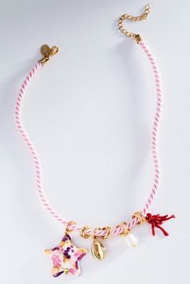 CASHFANA Estrella Rosa Necklace