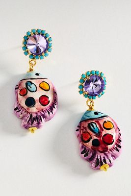 CASHFANA Pececito Drop Earrings