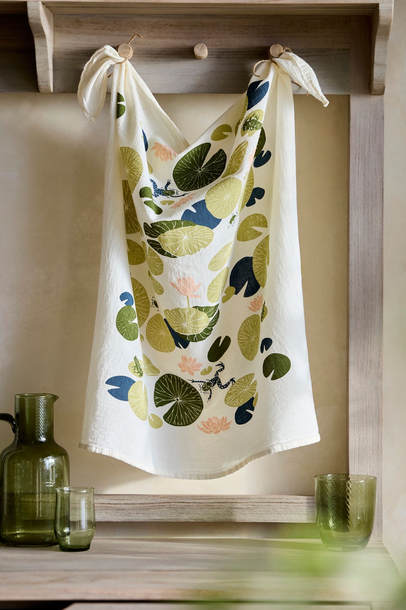 Lily Pond Dish Towel - Multi, One Size