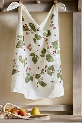 Ladybugs + Brambles Dish Towel