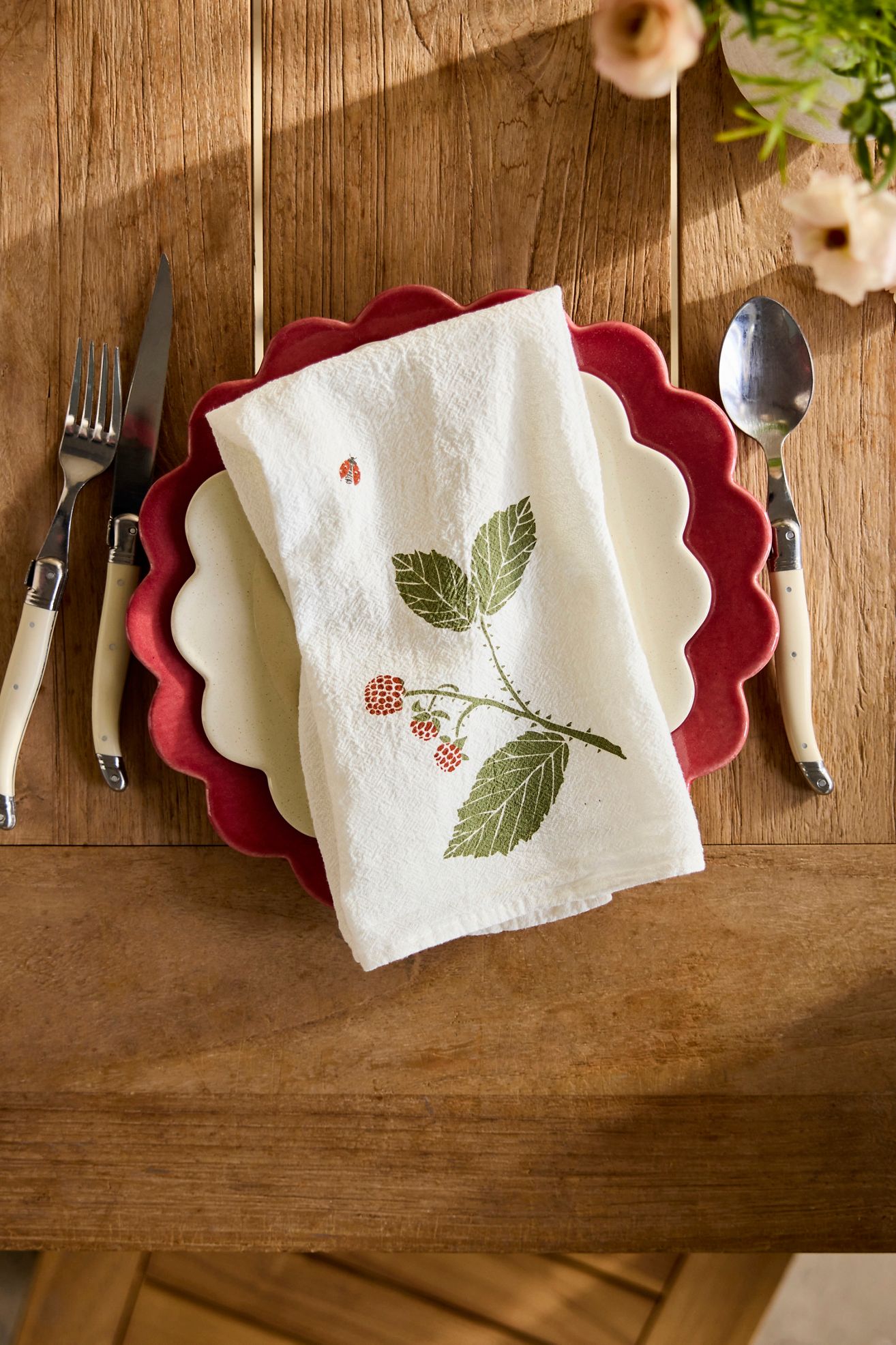 Ladybugs + Brambles Napkins, Set of 4 - Multi, One Size