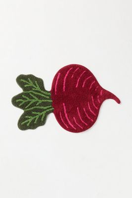 Radish Cotton Tufted Shaped Bath Mat