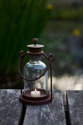 Etched Stars Lantern