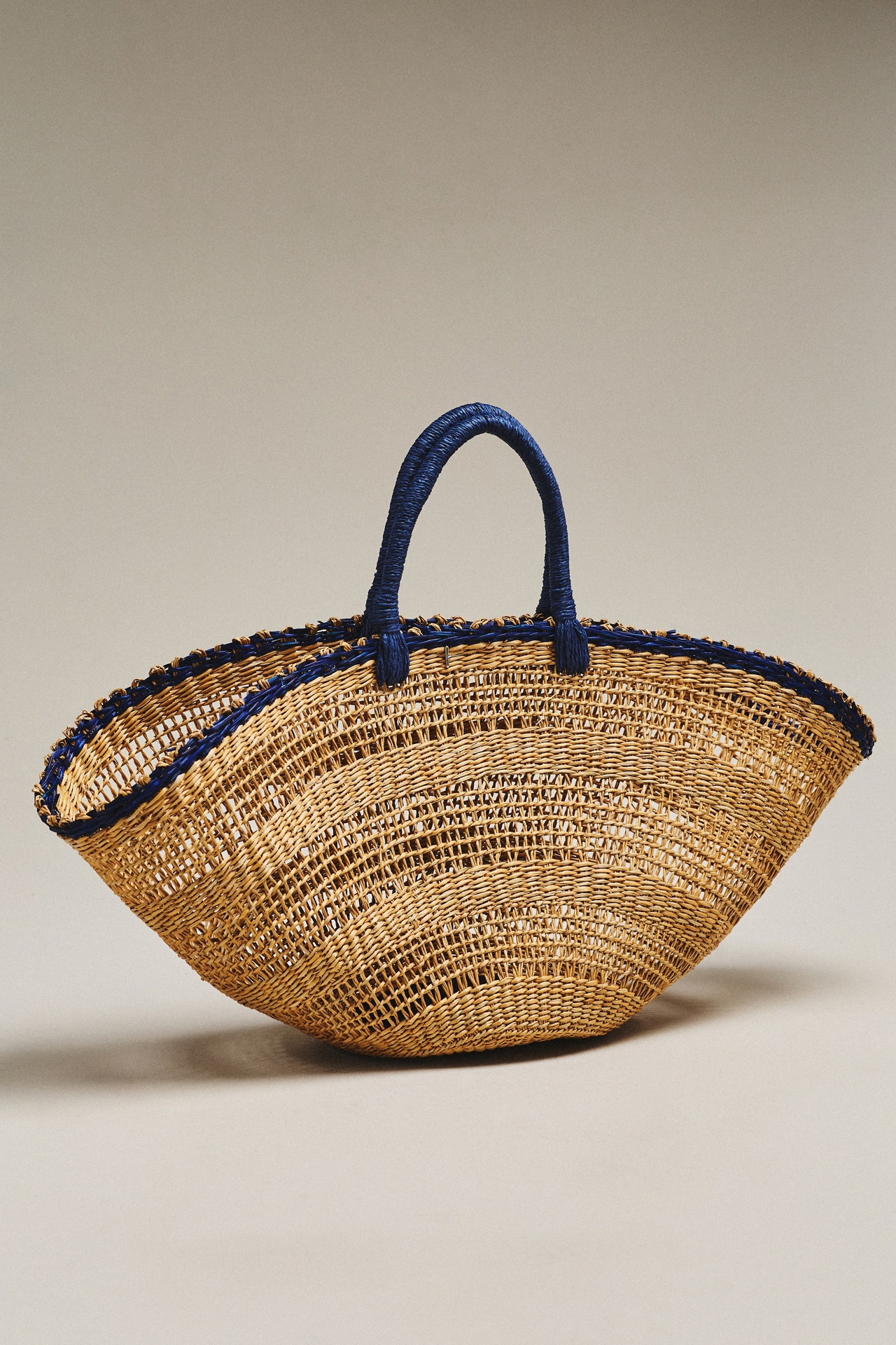 Raffia Straw Basket Bag