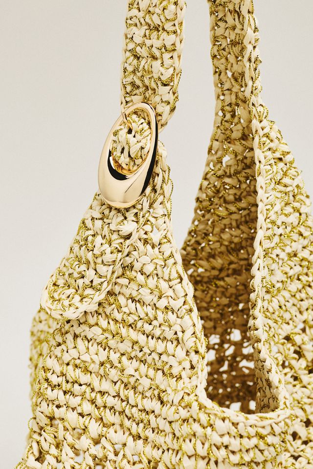 Nikki Raffia Buckle Bag #2