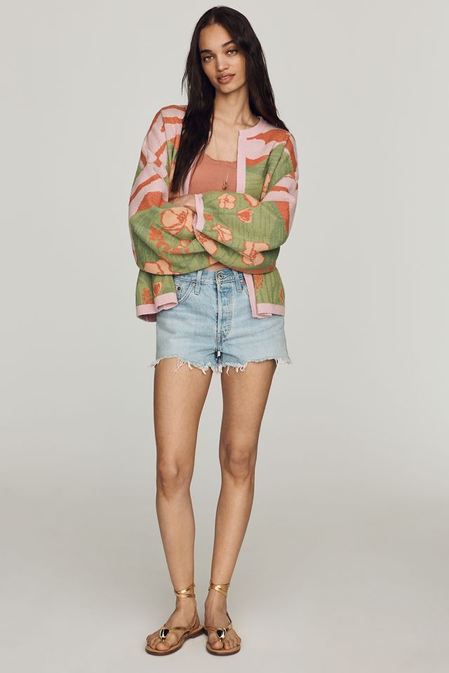 Bel Kazan Floral Landscape Cardigan #1