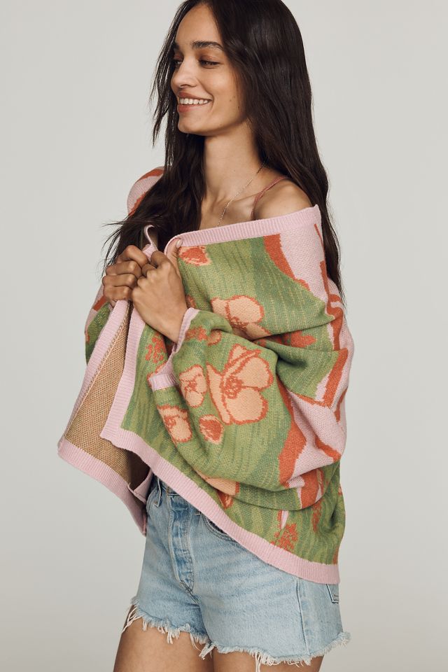 Bel Kazan Floral Landscape Cardigan #3