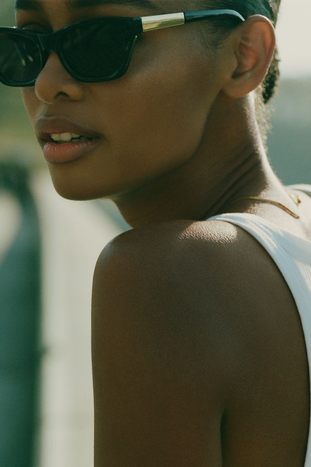 By Anthropologie Slim Cat-Eye Sunglasses | Anthropologie display picture 2