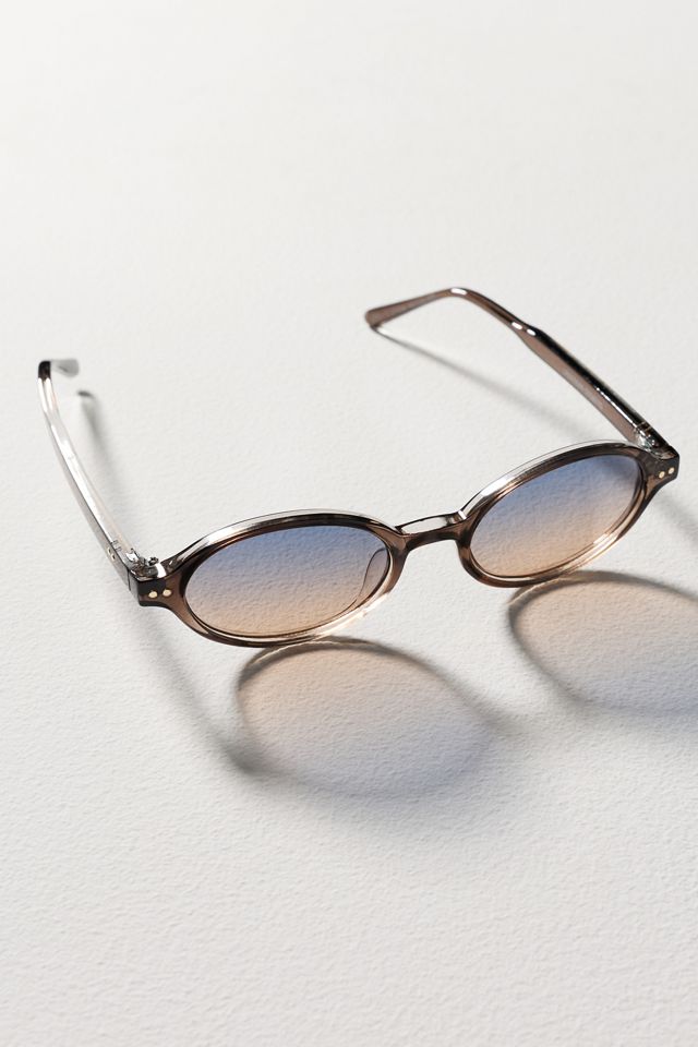 Slim Oval Sunglasses #1