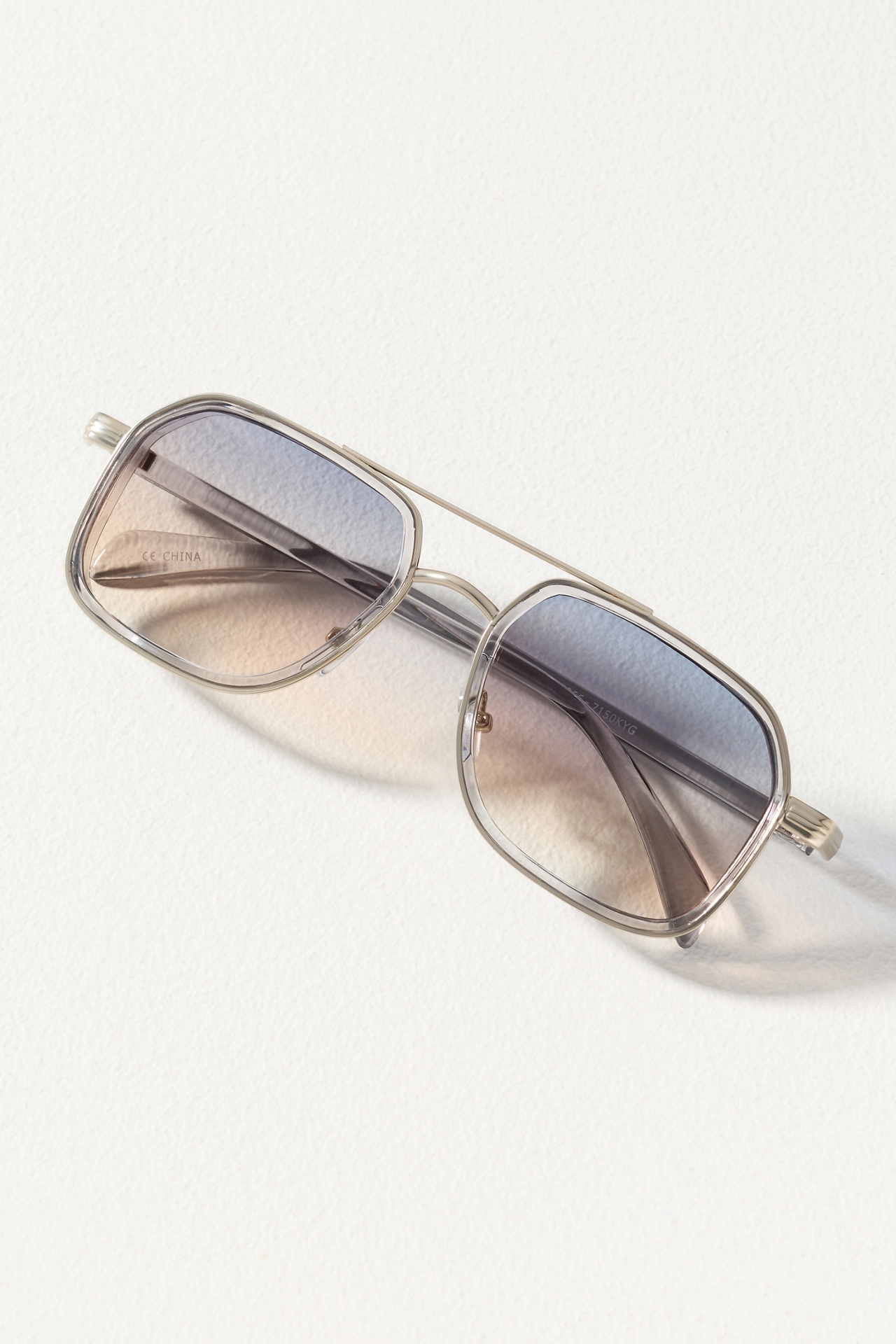 Elite Eyewear Round Metal Aviator Sunglasses
