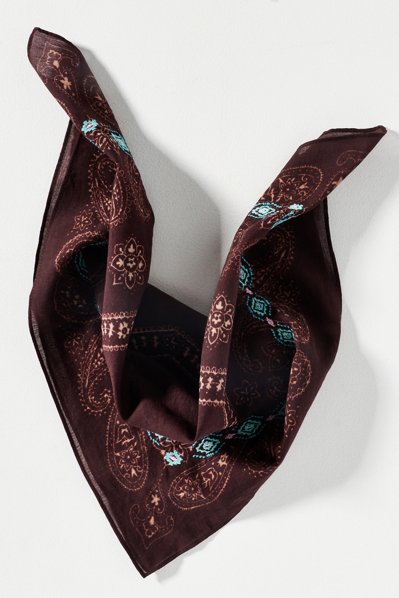 Elizabeth Gillett 100% Cotton Embroidered Bandana