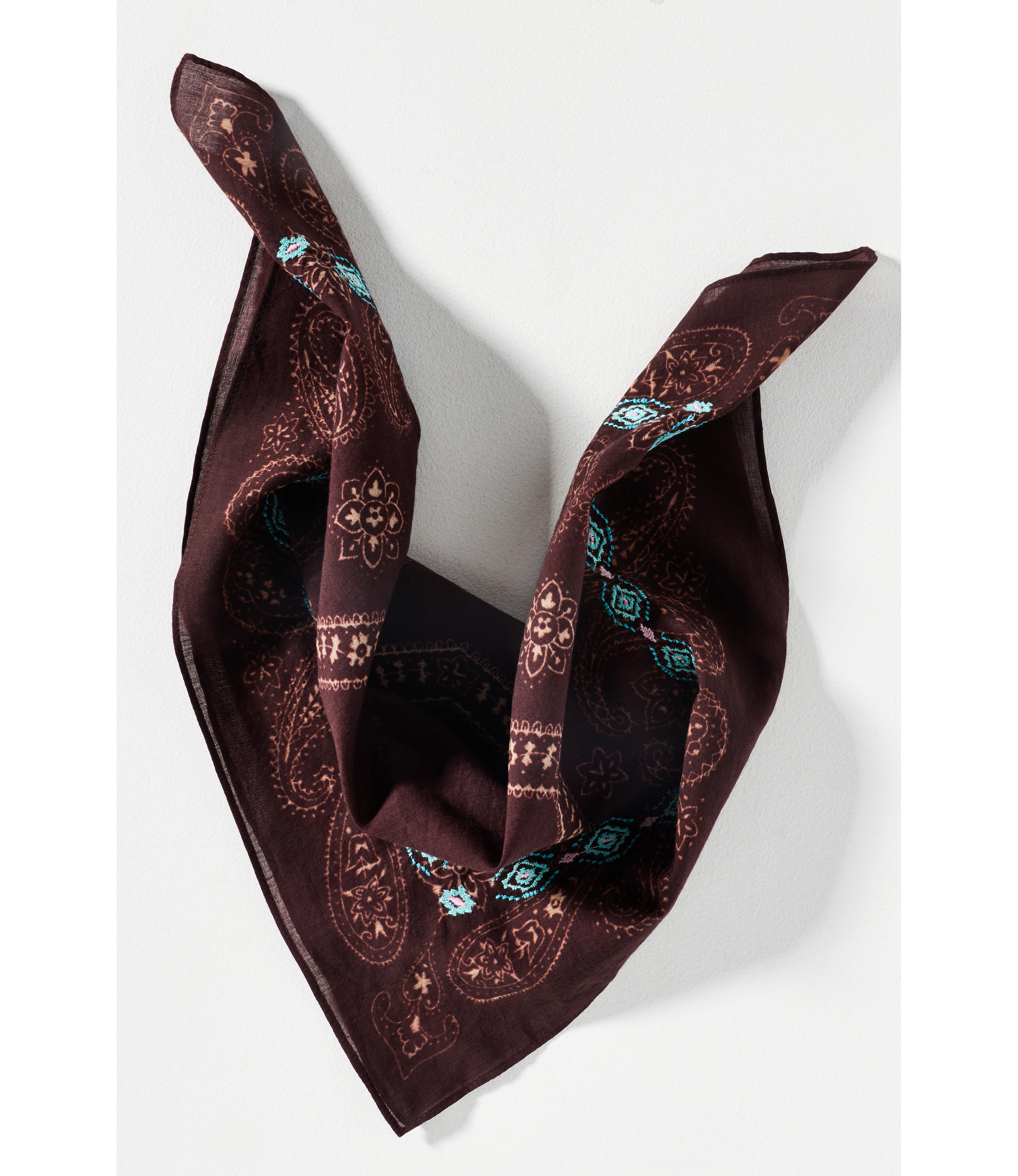 Elizabeth Gillett 100% Cotton Embroidered Bandana