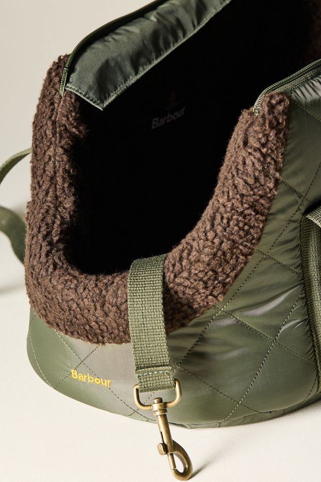 Barbour Small Quilted Dog Carrier #1