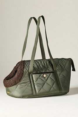 Barbour Small Quilted Dog Carrier