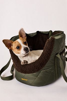 Barbour Small Quilted Dog Carrier
