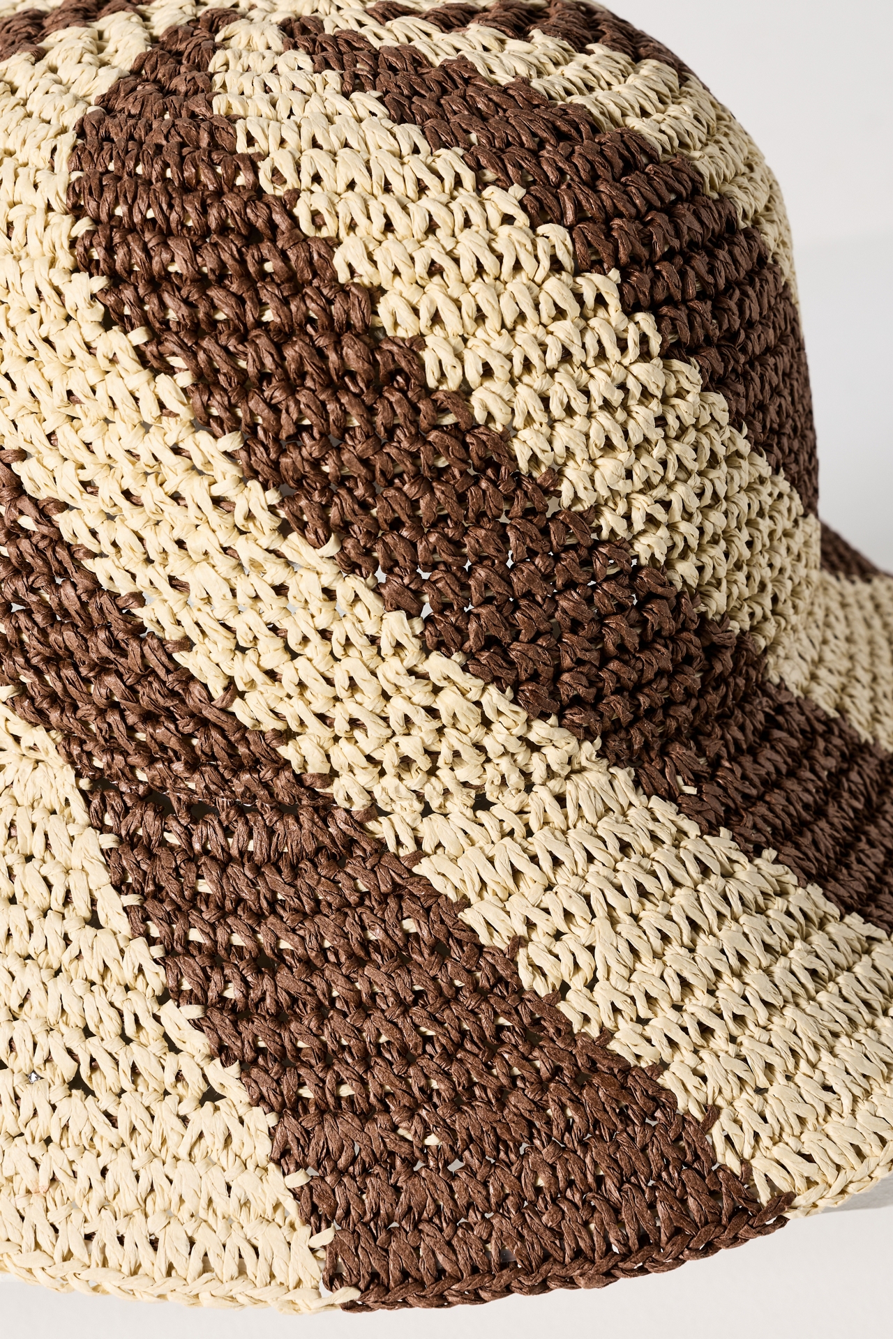 Swirl Stripe Woven Bucket Hat