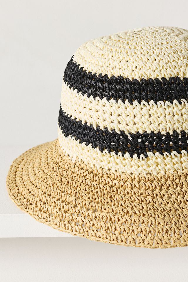 Straw Bucket Hat #3